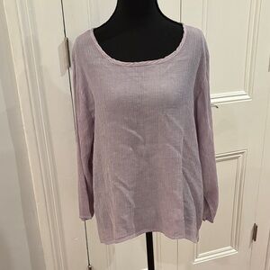 Cut Loose Lilac Long Sleeve Blouse